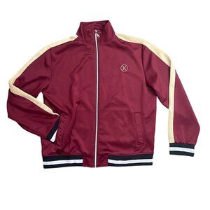 Hudson Outerwear Full Zip Colorblock Track Jacket Mens Size 2X Stripes Down Arms